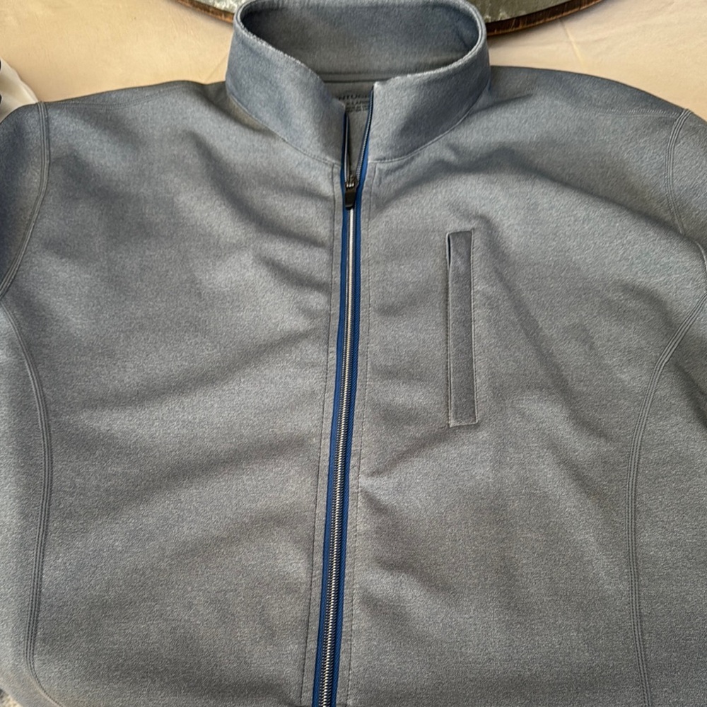 Gray Zip-Up Jacket